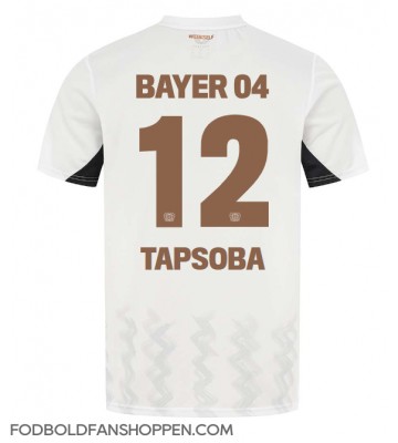 Bayer Leverkusen Edmond Tapsoba #12 Udebanetrøje 2024-25 Kortærmet